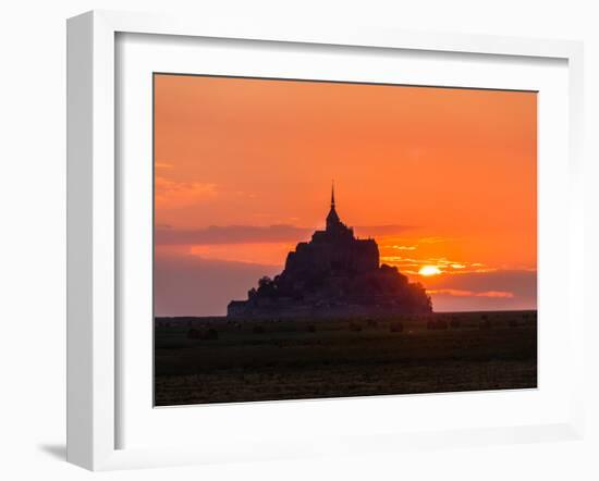 Mont St Michel-Charles Bowman-Framed Photographic Print