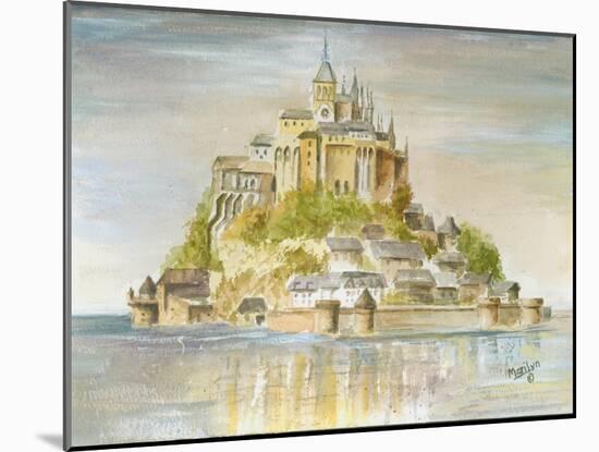 Mont St Michel-Marilyn Dunlap-Mounted Art Print