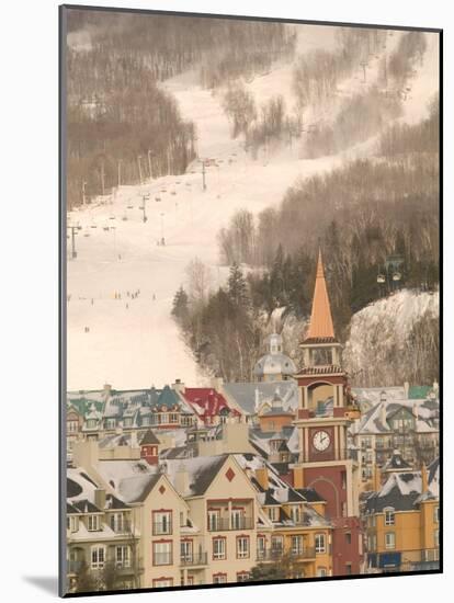 Mont Tremblant Ski Village in The Laurentians, Quebec, Canada-Walter Bibikow-Mounted Photographic Print