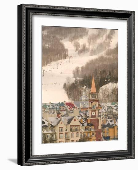 Mont Tremblant Ski Village in The Laurentians, Quebec, Canada-Walter Bibikow-Framed Photographic Print