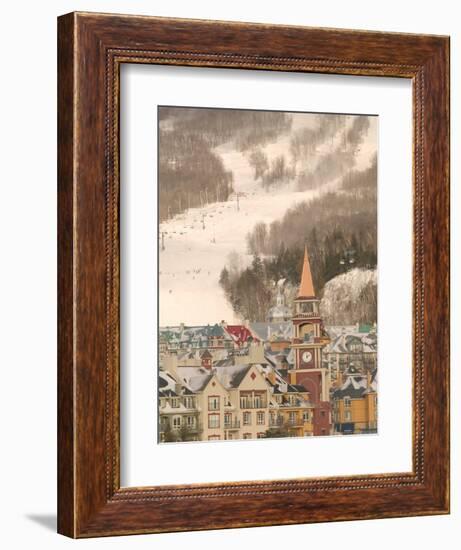 Mont Tremblant Ski Village in The Laurentians, Quebec, Canada-Walter Bibikow-Framed Photographic Print