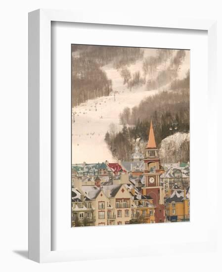 Mont Tremblant Ski Village in The Laurentians, Quebec, Canada-Walter Bibikow-Framed Photographic Print