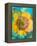 Montage of a Sunflower, Composing-Alaya Gadeh-Framed Premier Image Canvas