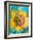 Montage of a Sunflower, Composing-Alaya Gadeh-Framed Photographic Print