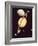 Montage of Saturn and Satellites Taken by Voyager 1 and 2, Titan Iapetus and Tethys Mimas and Rhea-null-Framed Photographic Print