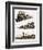 Montage of Us Trains-John S. Smith-Framed Giclee Print