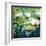 Montage of White Water Lilies-Alaya Gadeh-Framed Photographic Print