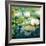 Montage of White Water Lilies-Alaya Gadeh-Framed Photographic Print