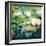 Montage of White Water Lilies-Alaya Gadeh-Framed Photographic Print