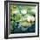 Montage of White Water Lilies-Alaya Gadeh-Framed Photographic Print