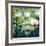 Montage of White Water Lilies-Alaya Gadeh-Framed Photographic Print