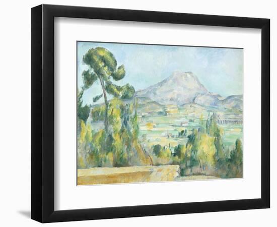 Montagne Saint Victoire, 1890-Paul Cézanne-Framed Giclee Print