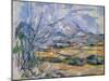 Montagne Sainte-Victoire, 1890-95-Paul Cézanne-Mounted Giclee Print