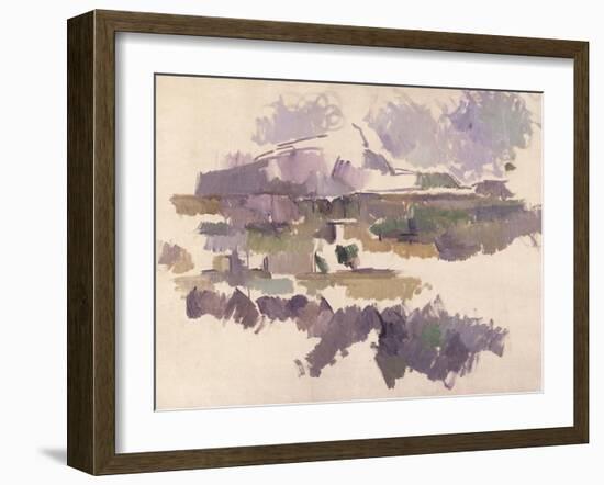 Montagne Sainte-Victoire, 1904-05-Paul Cézanne-Framed Giclee Print