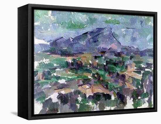Montagne Sainte-Victoire, 1904-06-Paul Cézanne-Framed Premier Image Canvas