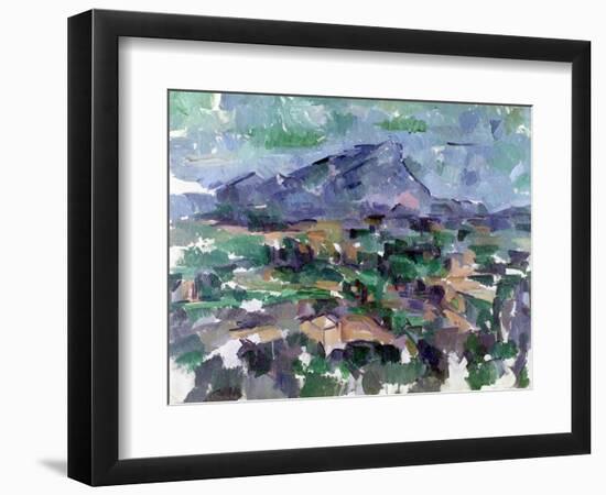 Montagne Sainte-Victoire, 1904-06-Paul Cézanne-Framed Giclee Print