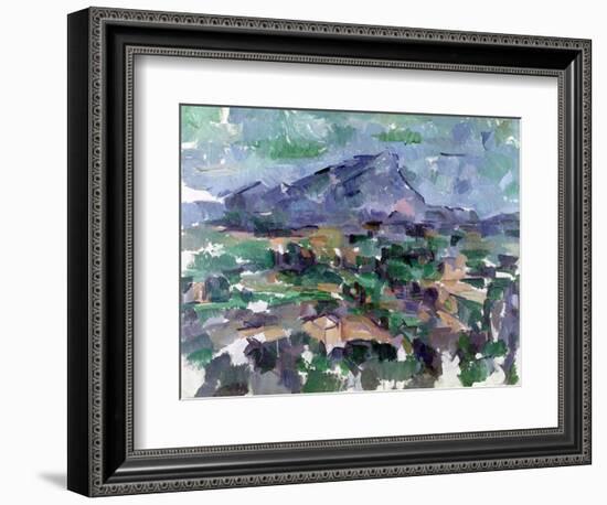 Montagne Sainte-Victoire, 1904-06-Paul Cézanne-Framed Giclee Print