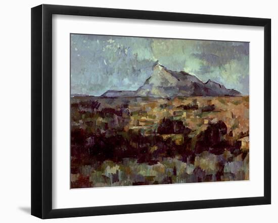 Montagne Sainte-Victoire, circa 1882-85-Paul Cézanne-Framed Giclee Print