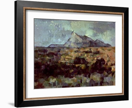 Montagne Sainte-Victoire, circa 1882-85-Paul Cézanne-Framed Giclee Print