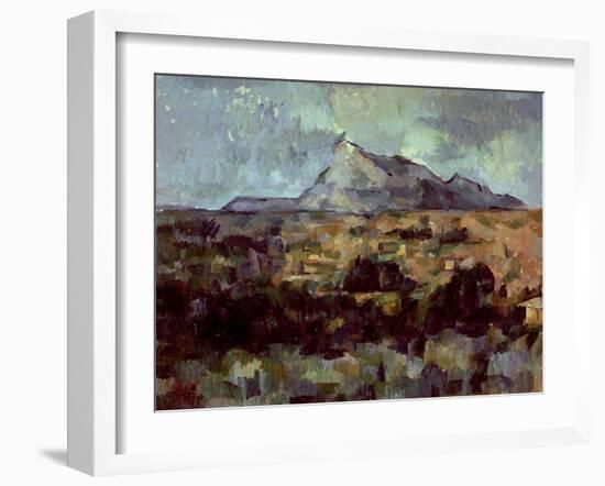 Montagne Sainte-Victoire, circa 1882-85-Paul Cézanne-Framed Giclee Print