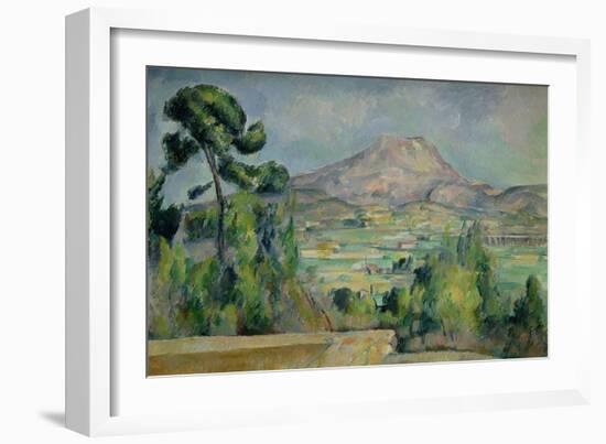 Montagne Sainte-Victoire, circa 1887-90-Paul Cézanne-Framed Giclee Print