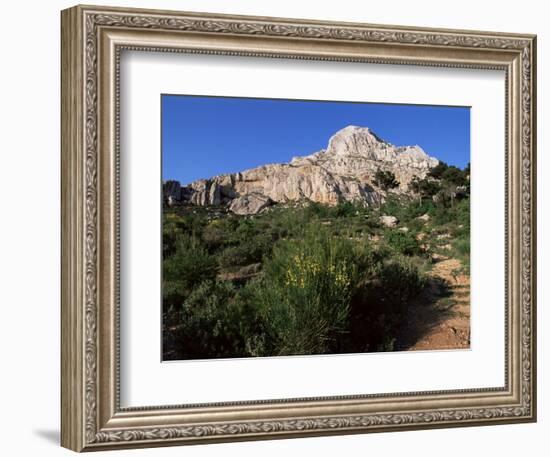 Montagne Ste. Victoire, Bouches Du Rhone, Provence, France-Bruno Morandi-Framed Photographic Print