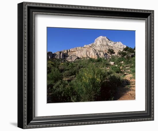 Montagne Ste. Victoire, Bouches Du Rhone, Provence, France-Bruno Morandi-Framed Photographic Print