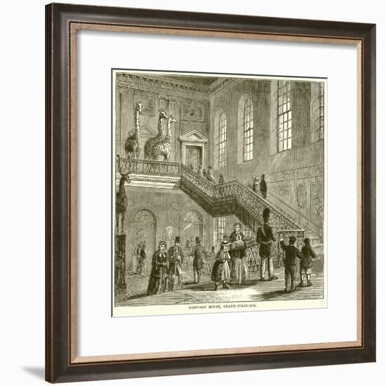 Montagu House, Grand Staircase-null-Framed Giclee Print