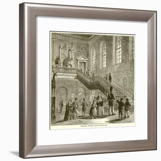 Montagu House, Grand Staircase-null-Framed Giclee Print