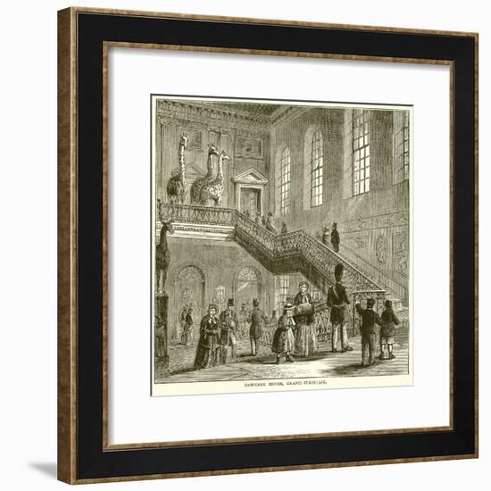 Montagu House, Grand Staircase-null-Framed Giclee Print