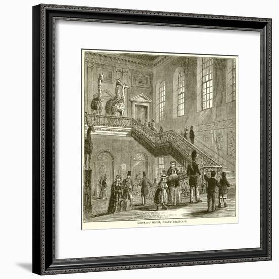 Montagu House, Grand Staircase-null-Framed Giclee Print