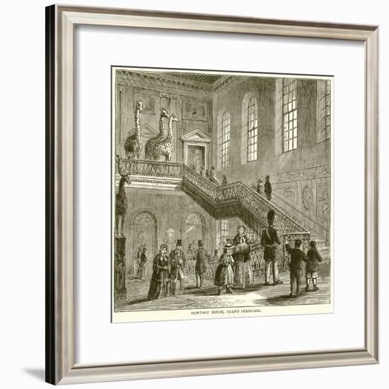 Montagu House, Grand Staircase-null-Framed Giclee Print