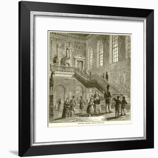 Montagu House, Grand Staircase-null-Framed Giclee Print