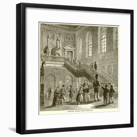 Montagu House, Grand Staircase-null-Framed Giclee Print