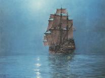 Up Channel, the Lahloo-Montague Dawson-Art Print