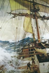 Rising Wind by Montague Dawson