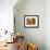 Montalcino, Basket Seller and Wall, Tuscany, Italy-Walter Bibikow-Framed Photographic Print displayed on a wall