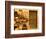 Montalcino, Basket Seller and Wall, Tuscany, Italy-Walter Bibikow-Framed Premium Photographic Print