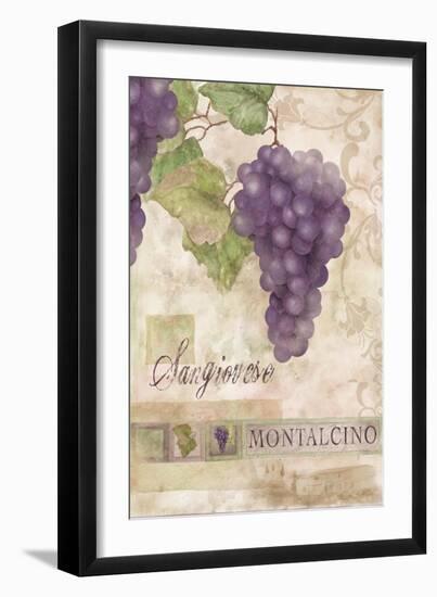 Montalcino Sangiovese 1-Maria Trad-Framed Giclee Print