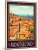 Montalcino Tuscany 1-Anna Siena-Mounted Premium Giclee Print