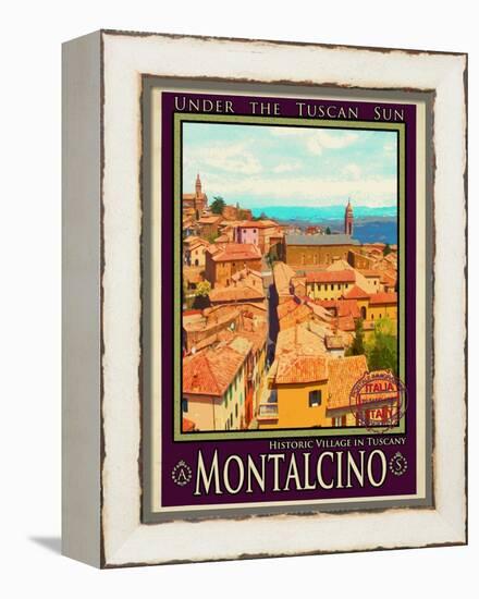 Montalcino Tuscany 1-Anna Siena-Framed Premier Image Canvas