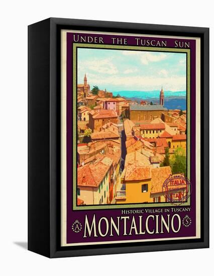 Montalcino Tuscany 1-Anna Siena-Framed Premier Image Canvas