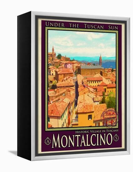 Montalcino Tuscany 1-Anna Siena-Framed Premier Image Canvas