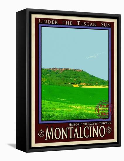 Montalcino Tuscany 3-Anna Siena-Framed Premier Image Canvas