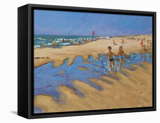 Montalivet, France-Andrew Macara-Framed Premier Image Canvas