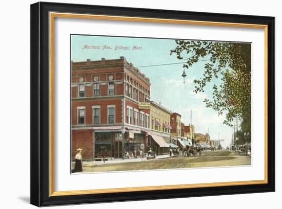 Montana Avenue, Billings, Montana-null-Framed Art Print