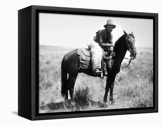 Montana: Cowboy, 1904-Laton Alton Huffman-Framed Premier Image Canvas