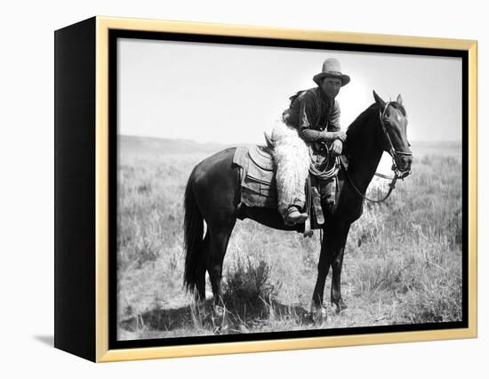 Montana: Cowboy, 1904-Laton Alton Huffman-Framed Premier Image Canvas