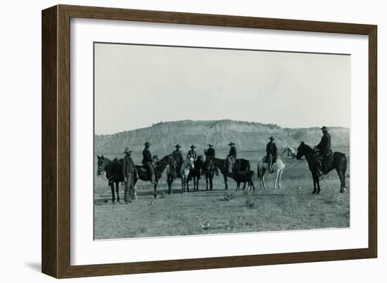 Montana Cowboys-F.J. Haynes-Framed Art Print