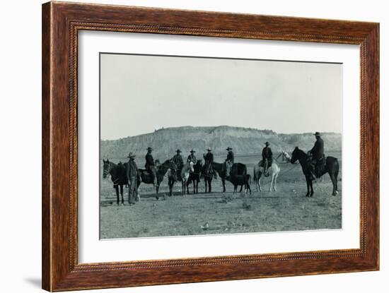 Montana Cowboys-F.J. Haynes-Framed Art Print